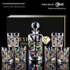 Painted Crystal Glass Liquor Glass Set