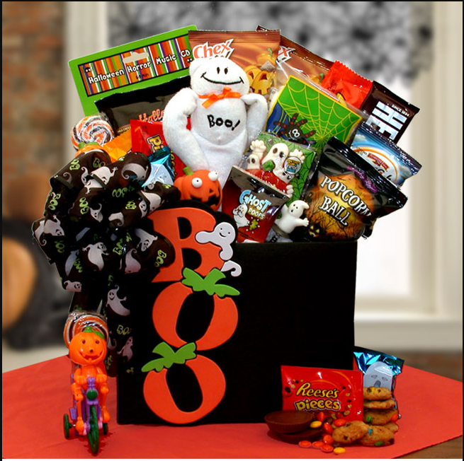 Halloween Surprise: Boo to You Gift Basket