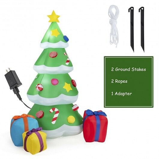 Inflatable Christmas Tree with 3 Gift Wrapped Boxes