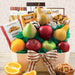Orchard's Abundance: Fruit & Snacks Gift Basket