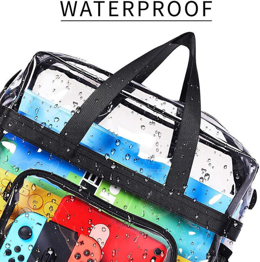 Clear PVC Tote Bag for Women – Stadium Approved Transparent Handbag