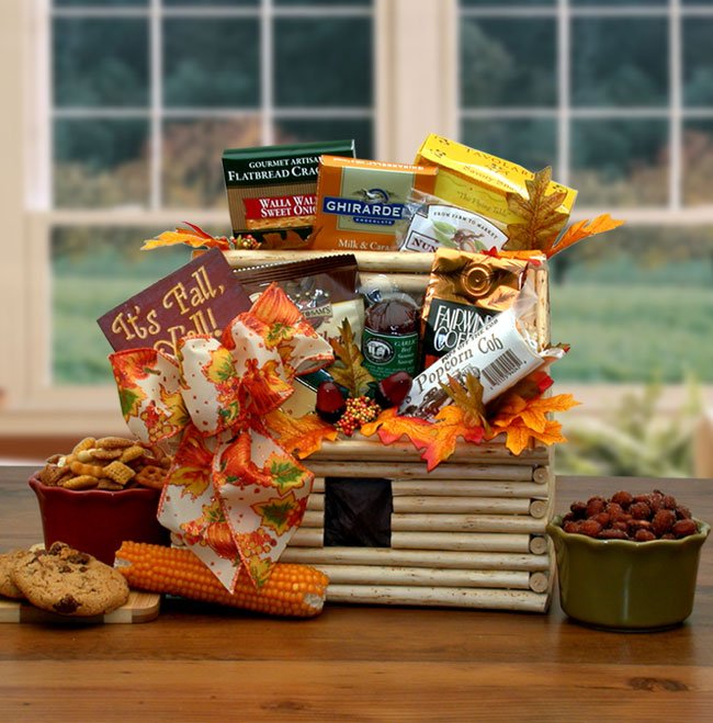 It's Fall Y'All Fall Log Cabin Gift