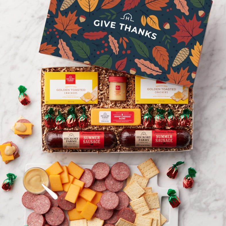 Fall Farmhouse Delights: Meat & Cheese Gift Box