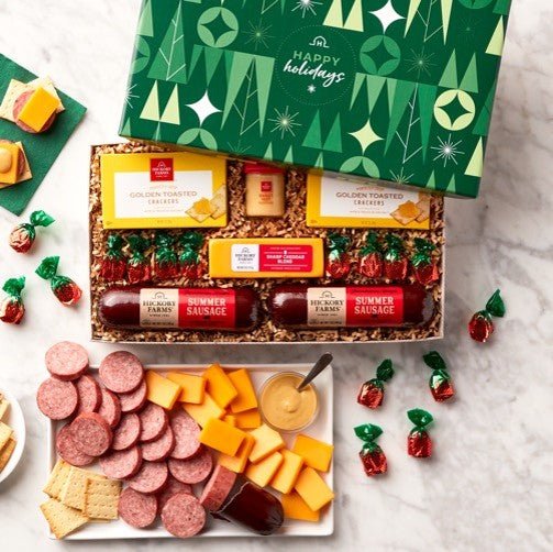 Yuletide Delights: Meat & Cheese Holiday Box