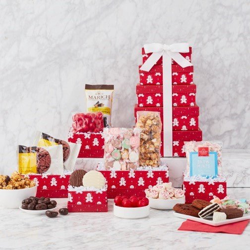 Jolly Gingerbread: Holiday Gift Tower