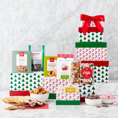 Festive Treats: Holiday Gift Tower