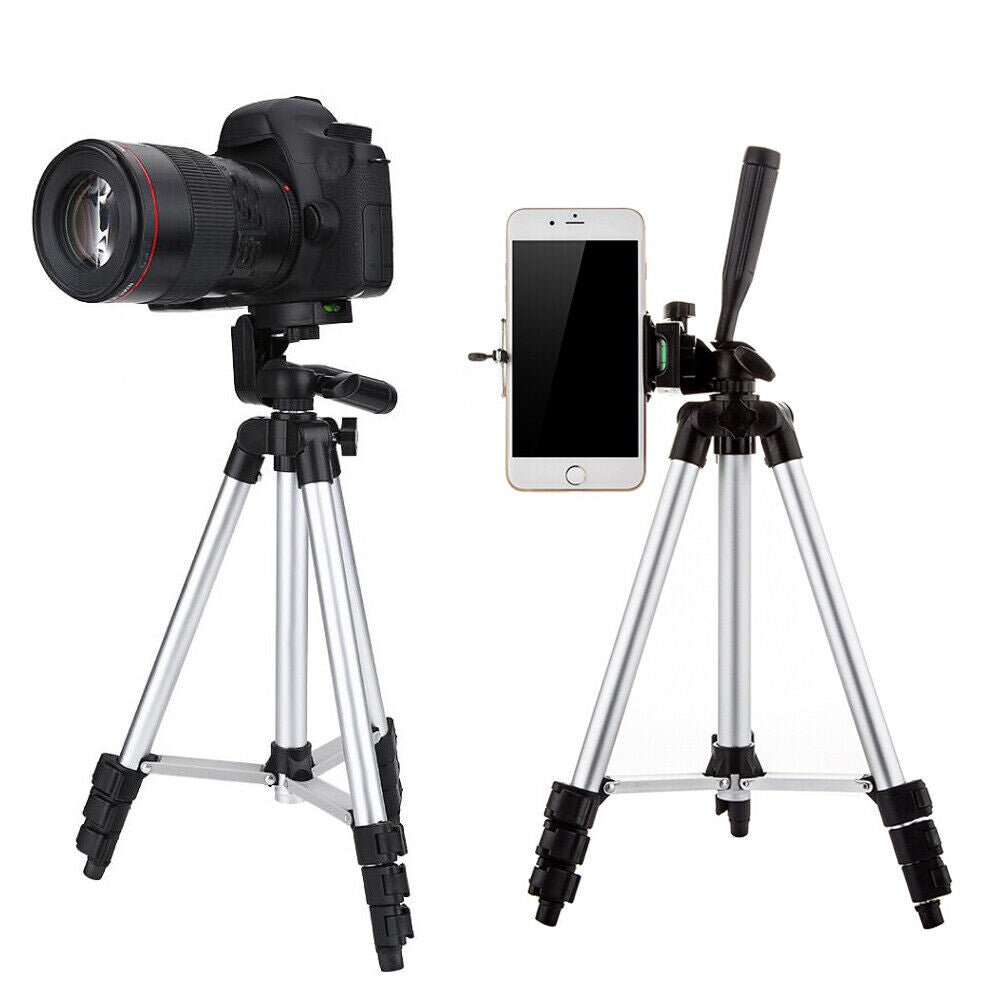 Professional Camera Phone Holder Tripod Stand – Universal Smartphone Tripod with Carry Bag