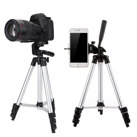 Professional Camera Phone Holder Tripod Stand – Universal Smartphone Tripod with Carry Bag