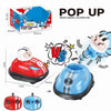 2.4G RC Battle Bumper Car Toy with Pop-Up Doll, Crash Bounce Ejection & Lights - Fun Remote Control Gift for Kids