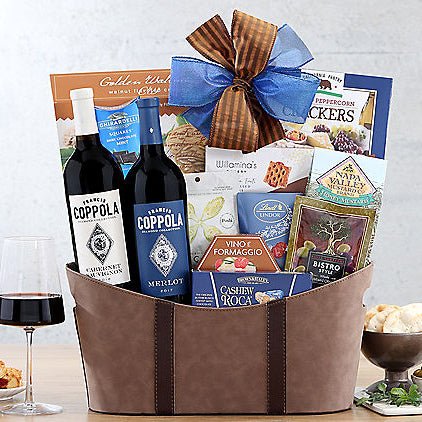 Coppola Diamond Red Duet: Wine Gift Basket