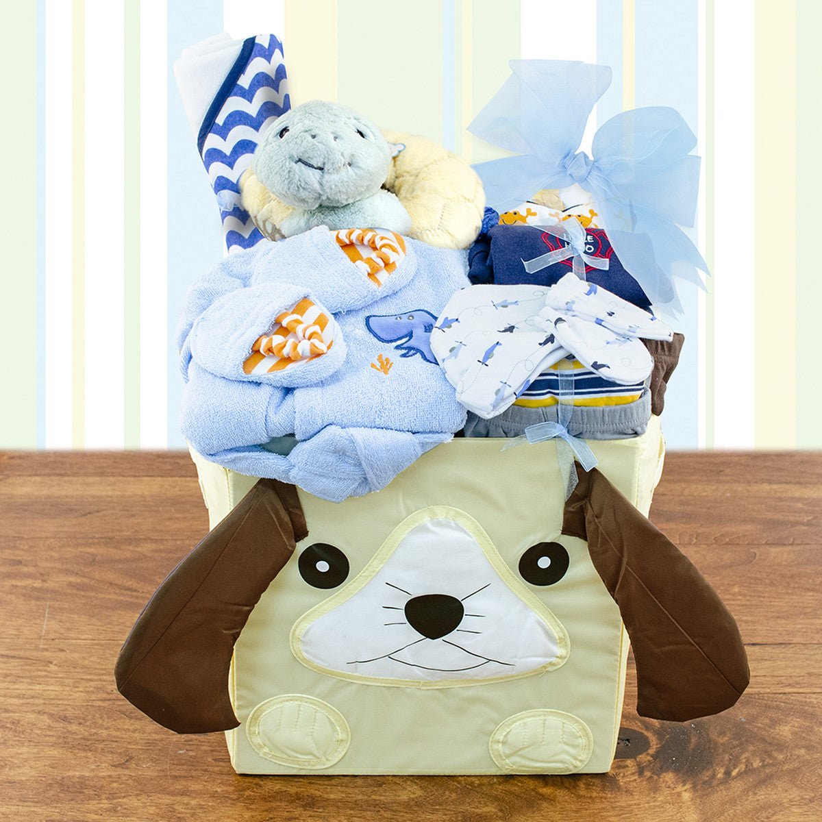 Best Wishes: Baby Boy Gift Basket