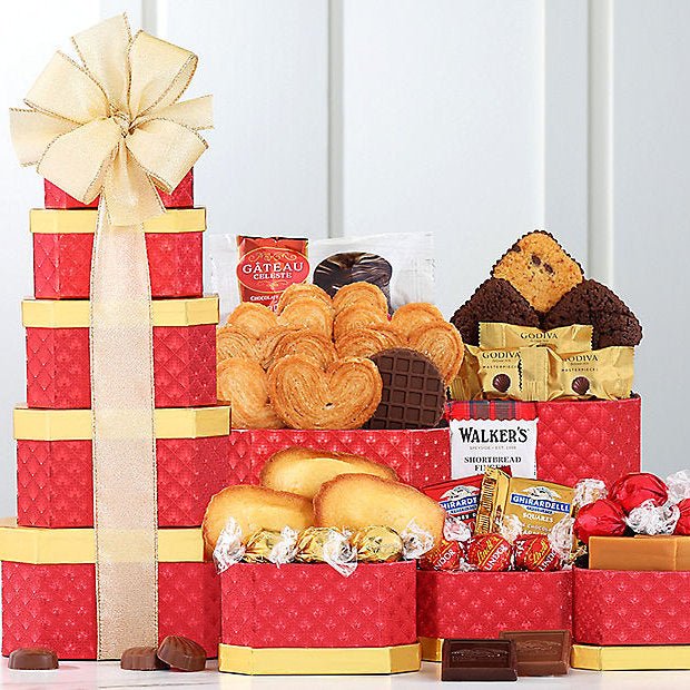 Deluxe Chocolate & Sweets: Gourmet Gift Tower