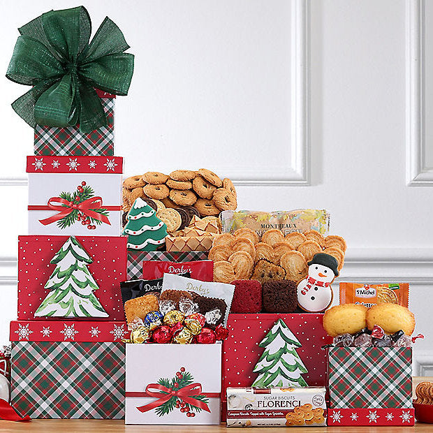 Christmas Trees: Holiday Bakery Gift Tower