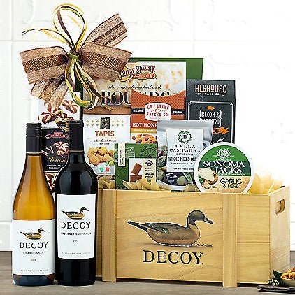 Duckhorn Decoy Sonoma County Wine & Gourmet Gift Basket