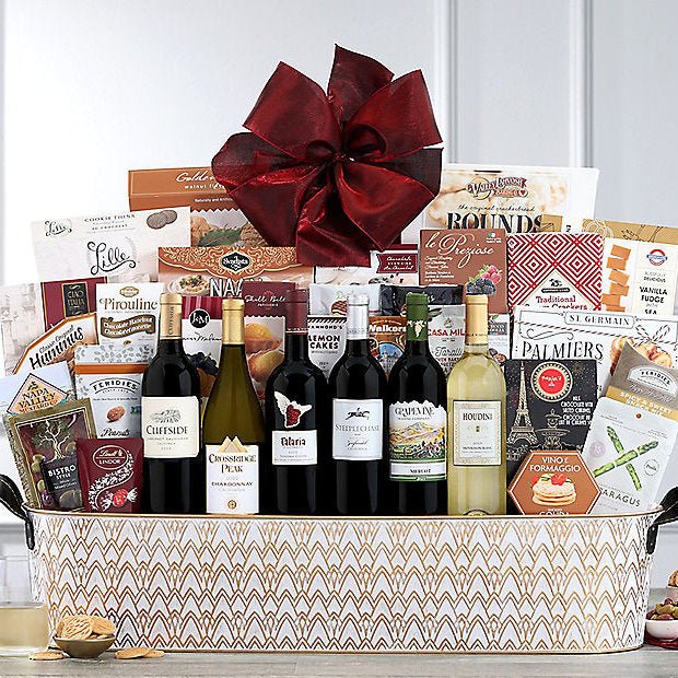 California Half Dozen Collection: Gourmet Wine Gift Basket