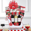 Kiarna Holiday Trio: Wine Sleigh Basket