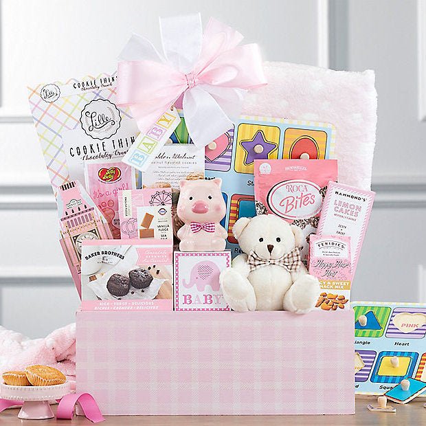 Hello Baby: Baby Girl Gift Basket