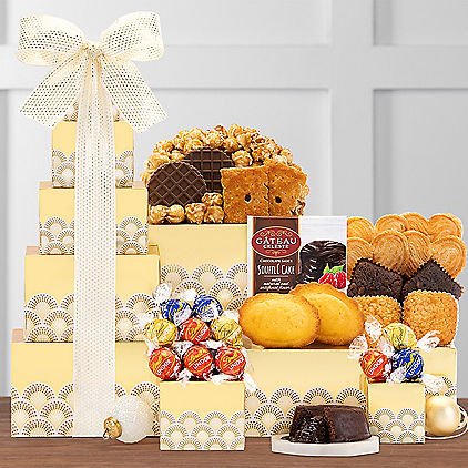 Sweet Elegance: Lindt Chocolate & Sweets Gift Tower