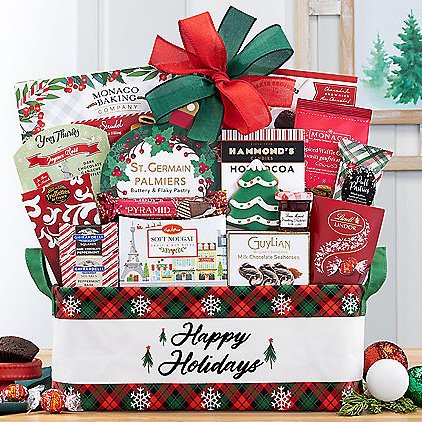 Holiday Indulgence: Christmas Sweets Gift Basket