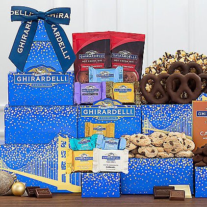 Ghirardelli Deluxe: Gourmet Gift Tower