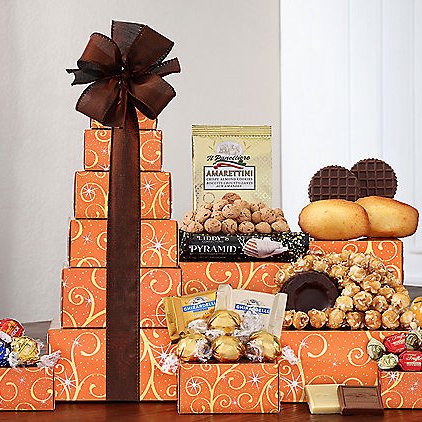 Thanksgiving Treats : Fall Chocolate & Treats Gift Tower