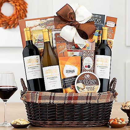 Callister Cellars Trio Wine Gift Basket