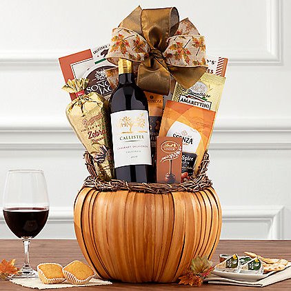 Callister Cellars Fall Cabernet & Gourmet Gift Basket