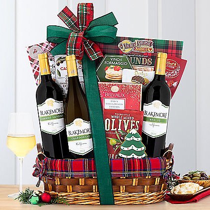 Blakemore Trio: Holiday Wine Gift Basket