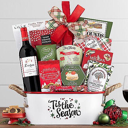 Kiarna Vineyards Cabernet: Holiday Wine Gift Basket