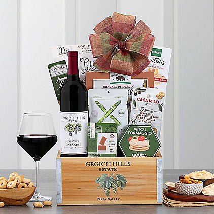 Grgich Hills Zinfandel Wine & Gourmet Basket