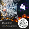 Super Stretch 1000 Sqft Halloween Spider Web Decoration with Fake Spiders