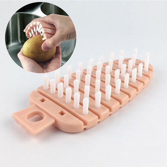 Multifunction Vegetable & Fruit Cleaning Brush – Flexible & Efficient Cleaning Tool