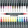 Double-Headed Acrylic Marker Pen - Stackable Water-Based Paint Brush