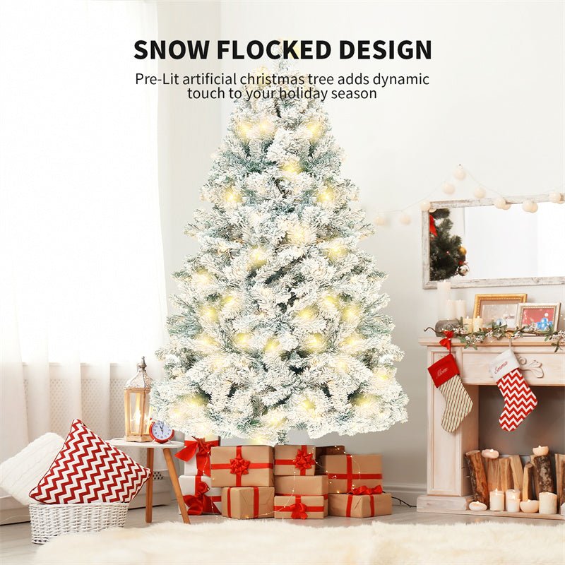 Artificial PVC Snow Christmas Tree - Festive Window & Mall Decoration