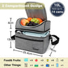 Insulated Lunch Bag – Leakproof Double Decker Thermal Bento Box for Work & Office