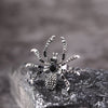 Halloween Rhinestone Spider Ring – Fashionable Open Ring for Women