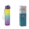 1L Tritan Water Bottle with Time Marker, Bounce Cover