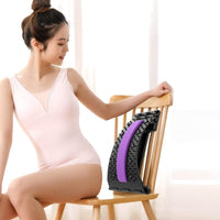 Adjustable Back Stretcher and Massager for Neck, Waist, Lumbar, and Cervical Spine Support and Pain Relief2