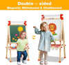 Adjustable Magnetic Double-Sided Drawing Board with Paper Roll