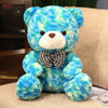 Teddy Bear Blue / 25cm Adorable Small-Sized Rose Little Bear Doll - Ragdoll Teddy Bear Plush Toy