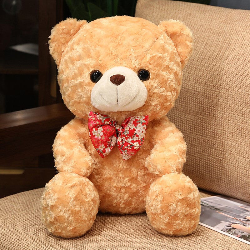 Teddy Bear Light Brown / 25cm Adorable Small-Sized Rose Little Bear Doll - Ragdoll Teddy Bear Plush Toy