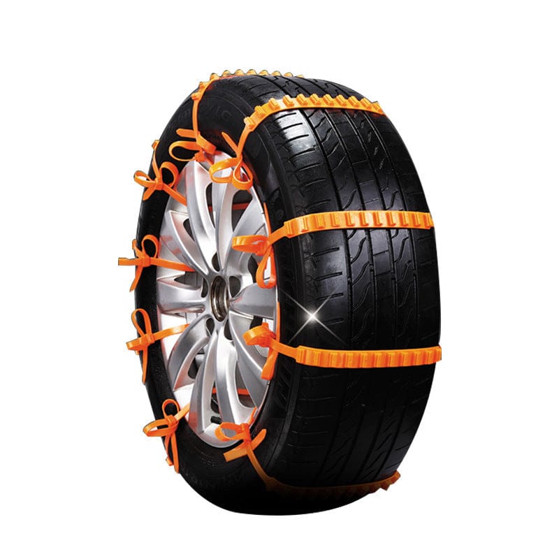 Automobile plastic snow chain ties