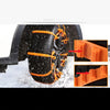 Automobile plastic snow chain ties