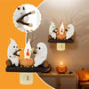 Flickering Ghost Nightlight with Marshmallows for Halloween Decor