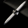 Creative Multi-Function LED Pen with Spinning Decompression Gyro - Stylish Metal Ballpoint Pen for Office and School Supplies