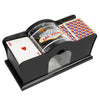 Easy Hand-Cranked Poker Card Shuffler - Casino Card Shuffling Machine for Blackjack, Poker, Texas Hold'em