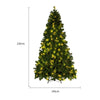 Artificial PVC Snow Christmas Tree - Festive Window & Mall Decoration