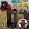 Black Bike Cup Holder - Water Bottle Cage Mount for Bicycle Handlebar Cycling Beverage Drink