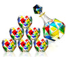 Painted Crystal Glass Liquor Glass Set