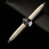 Creative Multi-Function LED Pen with Spinning Decompression Gyro - Stylish Metal Ballpoint Pen for Office and School Supplies